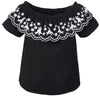 Designer Damen Bluse Top Tunika Blumenstickerei D-321_80476.jpg