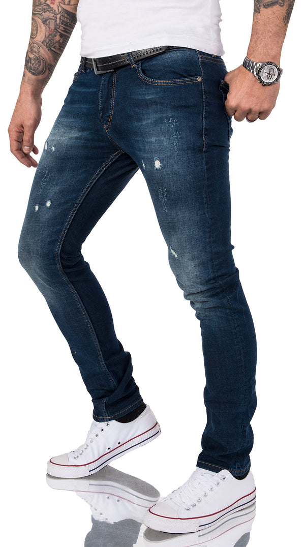 Gelverie Herren Jeans Slim Fit Dunkelblau G-202_75835.jpg