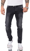Gelverie Herren Jeans Slim Fit Dunkelgrau G-105_75840.jpg