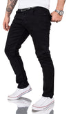 Gelverie Herren Jeans Slim Fit Schwarz G-103_75847.jpg