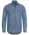 Gelverie Herren Jeanshemd Kentkragen Blau GH-103_84832.jpg