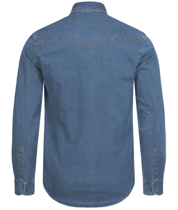 Gelverie Herren Jeanshemd Kentkragen Hellblau GH-104_84831.jpg