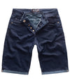 Gelverie Herren Jeansshorts Slim Fit Dunkelblau G-301_75813.jpg