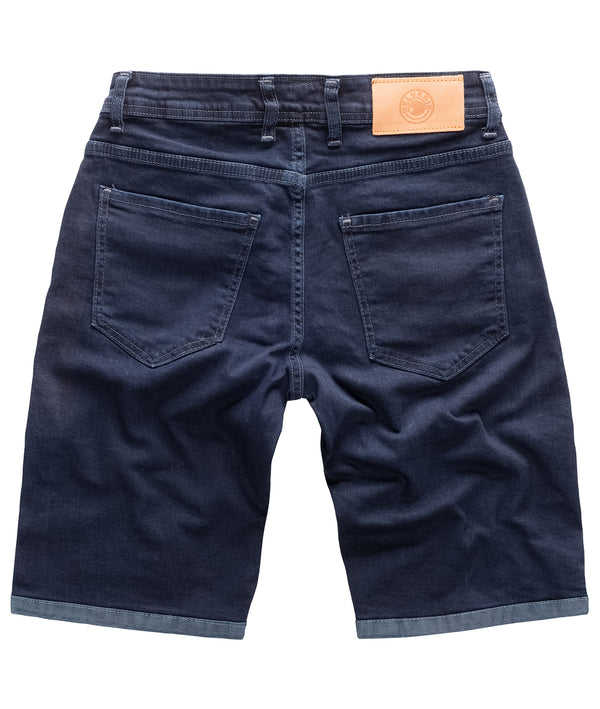 Gelverie Herren Jeansshorts Slim Fit Dunkelblau G-301_75814.jpg