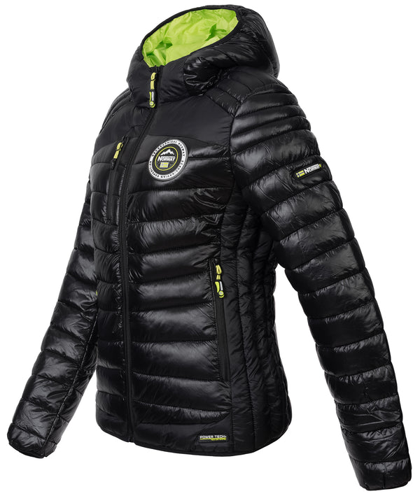 Geographical Norway Damen Steppjacke mit Kapuze D-455 _81595.jpg