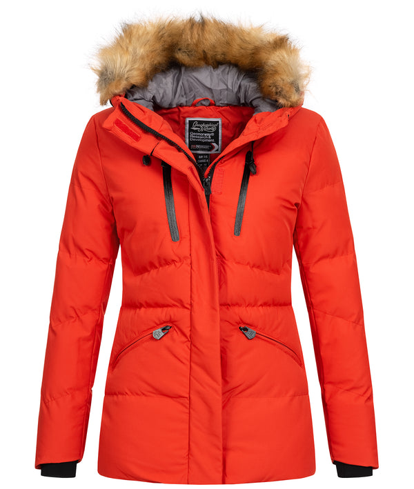 Geographical Norway Damen Winter Jacke mit Kunstfellkragen D-437_76933.jpg