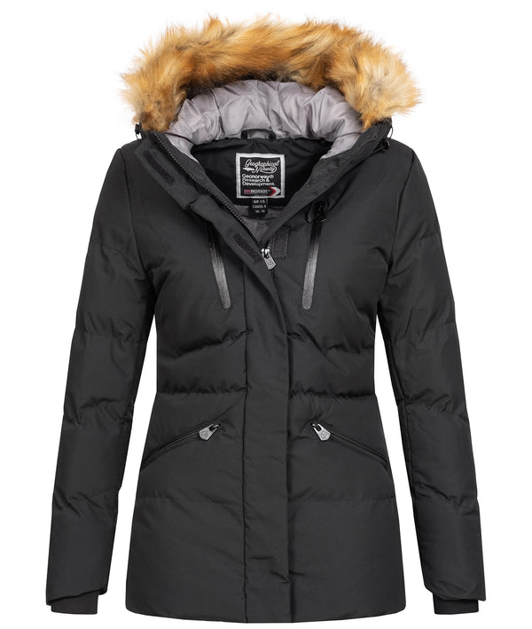 Geographical Norway Damen Winter Jacke mit Kunstfellkragen D-437_76939.jpg