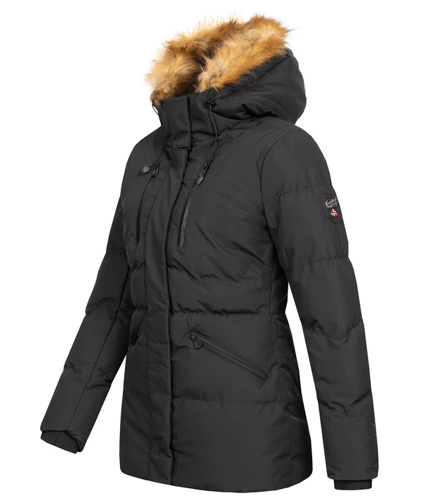 Geographical Norway Damen Winter Jacke mit Kunstfellkragen D-437_76940.jpg