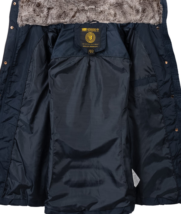 Geographical Norway Damen Winter Jacke mit Kunstfellkragen D-456 _81612.jpg