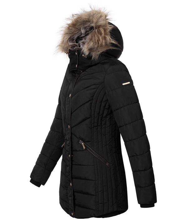 Geographical Norway Damen Winter Jacke mit Kunstfellkragen D-456 _81614.jpg