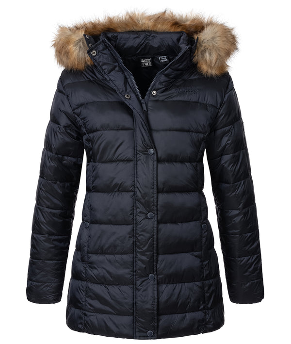 Geographical Norway Damen Winter Jacke mit Kunstfellkragen D-458 _81634.jpg