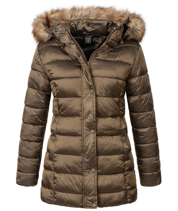 Geographical Norway Damen Winter Jacke mit Kunstfellkragen D-458 _81637.jpg