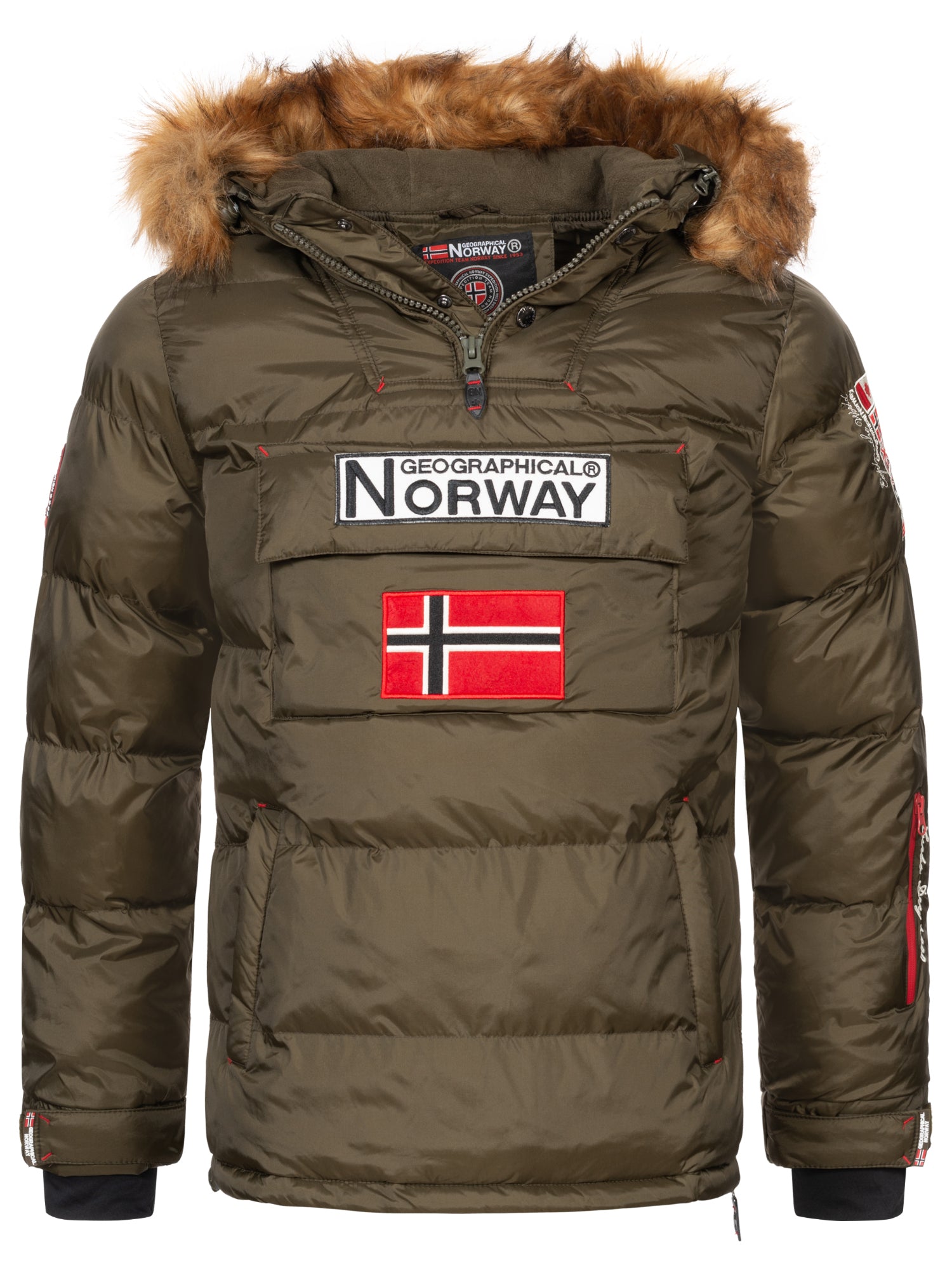 Fur Geographical Norway Herren Winter Jacke Geographical Norway