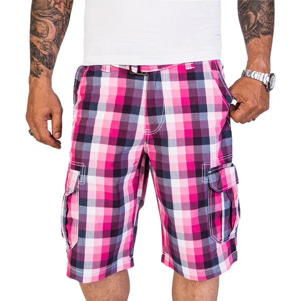 Herren Cargo Shorts Kariert H-185_79920.jpg