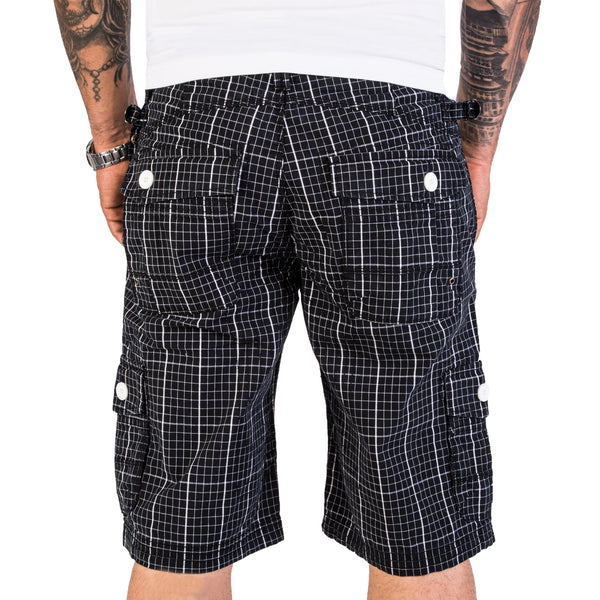 Herren Cargo Shorts Kariert H-188_79925.jpg