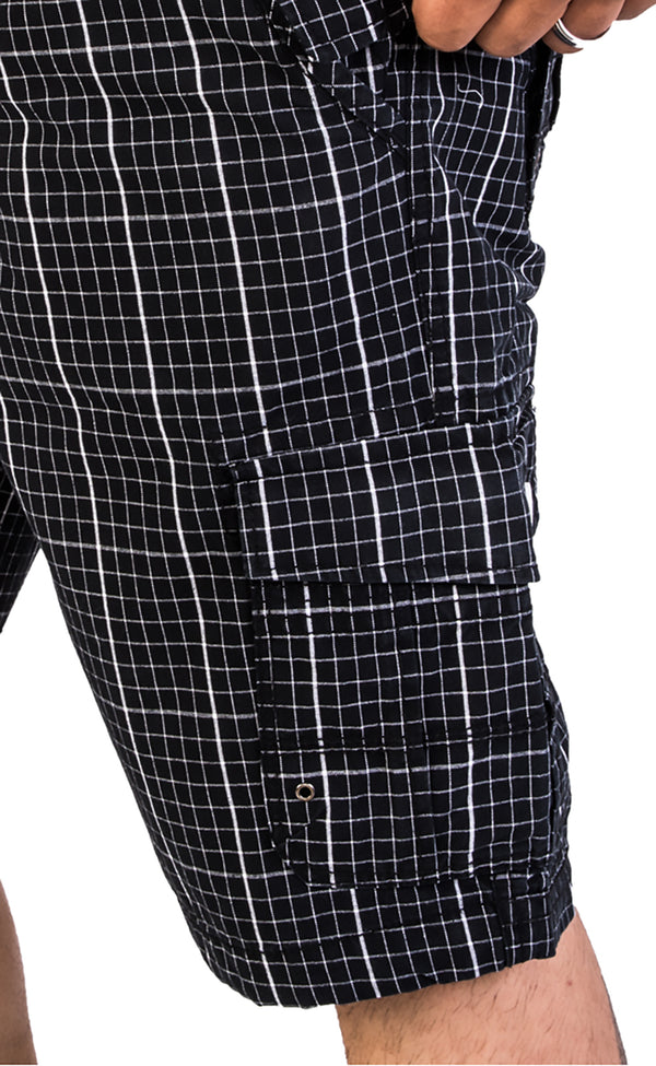 Herren Cargo Shorts Kariert H-188_79926.jpg