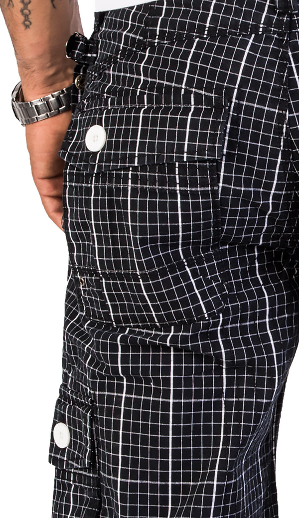 Herren Cargo Shorts Kariert H-188_79928.jpg