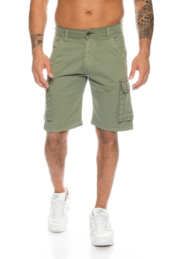 Herren Cargo Shorts Vintage Army-Style H-116_79690.jpg