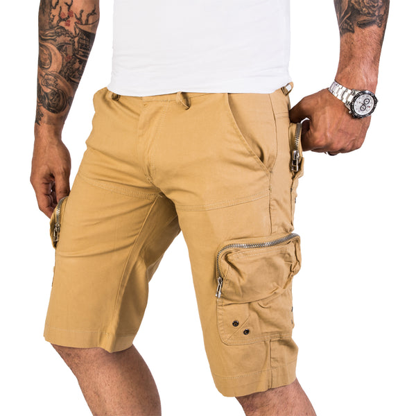 Herren Cargo Shorts mit Seitentaschen H-190_79939.jpg