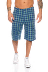Herren Cargoshorts mit Karomuster Regular Fit H-074_79876.jpg
