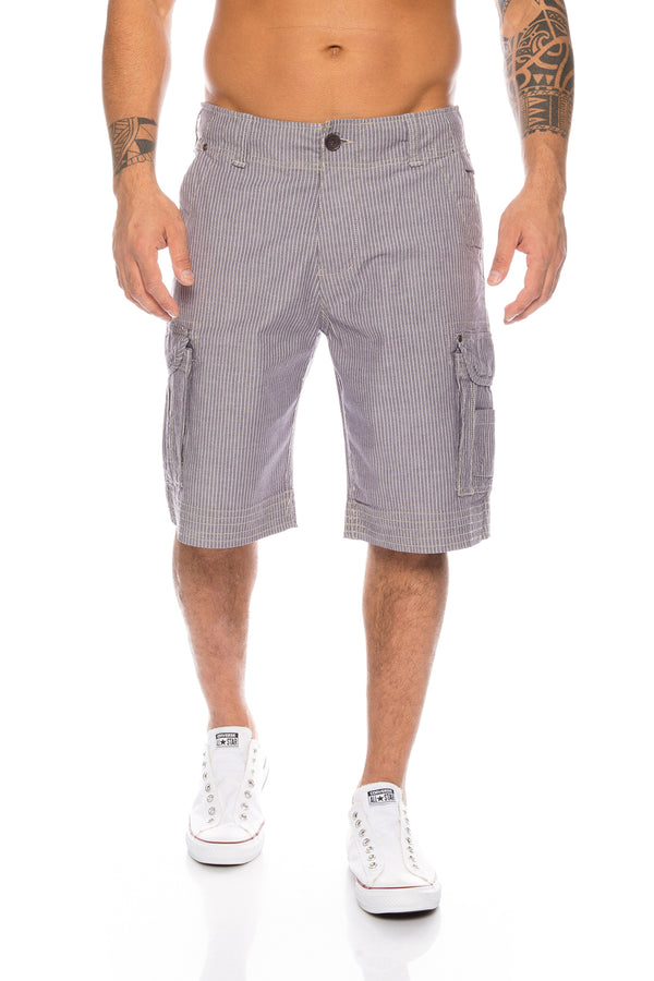 Herren Cargoshorts mit Karomuster Regular Fit H-074_79878.jpg