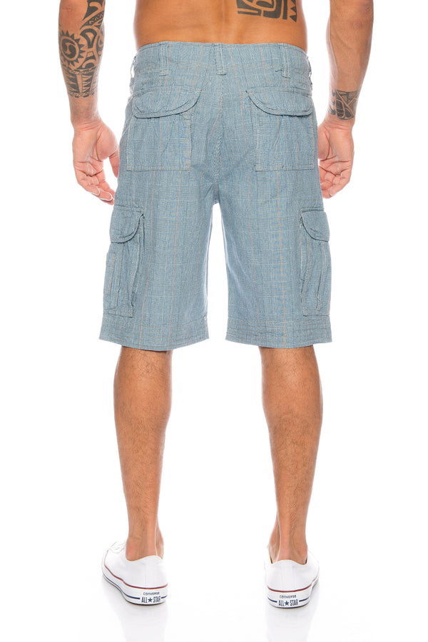 Herren Cargoshorts mit Karomuster Regular Fit H-074_79881.jpg