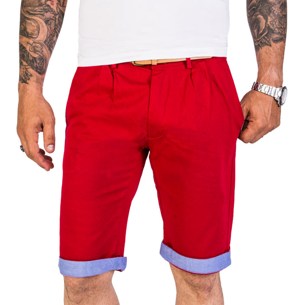 Herren Chino Shorts mit Gürtel H-187_79504.jpg