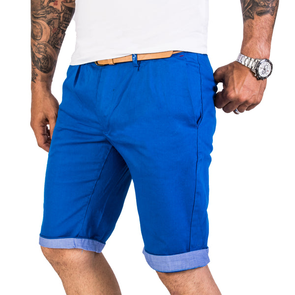 Herren Chino Shorts mit Gürtel H-187_79507.jpg