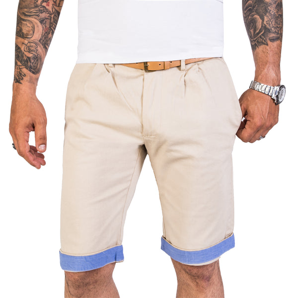 Herren Chino Shorts mit Gürtel H-187_79509.jpg