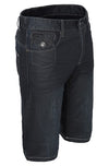 Herren Jeansshorts Regular Fit Dunkelblau H-066_31189.jpg