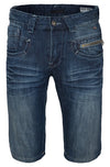 Herren Jeansshorts Regular Fit Dunkelblau H-068_31199.jpg