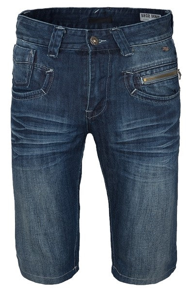 Herren Jeansshorts Regular Fit Dunkelblau H-068_31204.jpg
