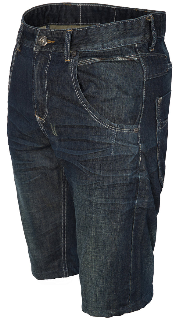 Herren Jeansshorts Regular Fit Dunkelblau H-070_76137.jpg