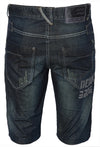 Herren Jeansshorts Regular Fit Dunkelblau H-070_76138.jpg