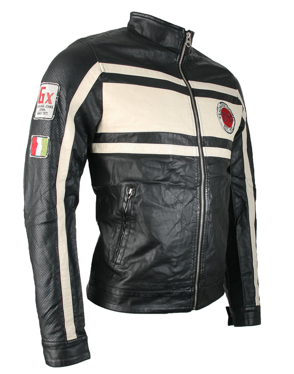 Herren Kunstlederjacke mit Stehkragen H-018_75970.jpg