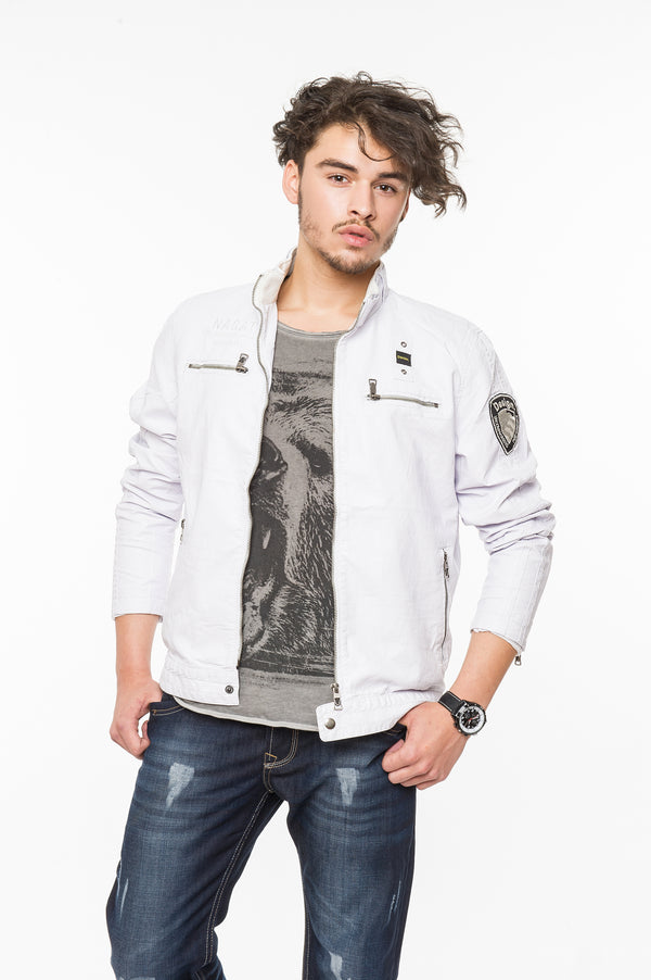 Herren Kunstlederjacke mit Stehkragen H-047_79000.jpg