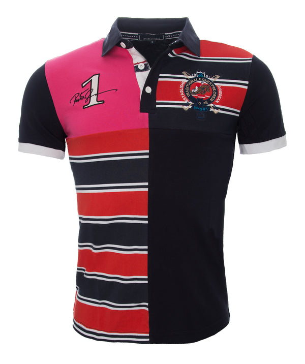 Herren Polo T-Shirt mit Logo Regular Fit H-044_80272.jpg