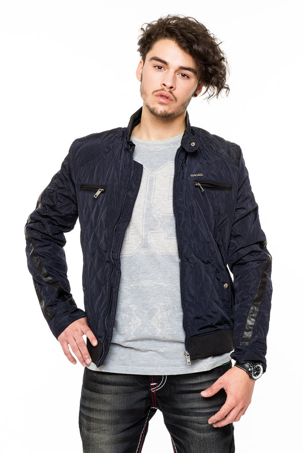 Herren Steppjacke gerippter Kragen Regular Fit H-048_79001.jpg