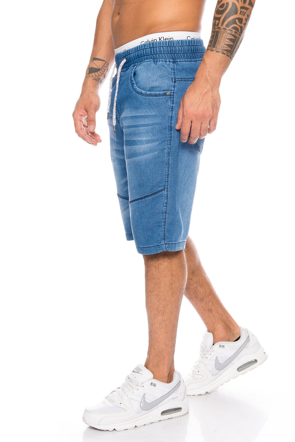 Herren Sweatshorts Denim-Style Blau H-108_83249.jpg