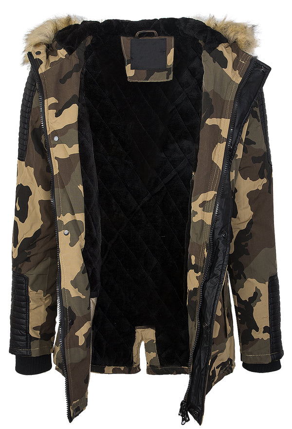 Herren Winter Jacke Kapuze mit Kunstfellkragen Teddyfell H-133_79138.jpg