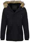 Herren Winter Jacke Kapuze mit Kunstfellkragen Teddyfell H-133_79140.jpg