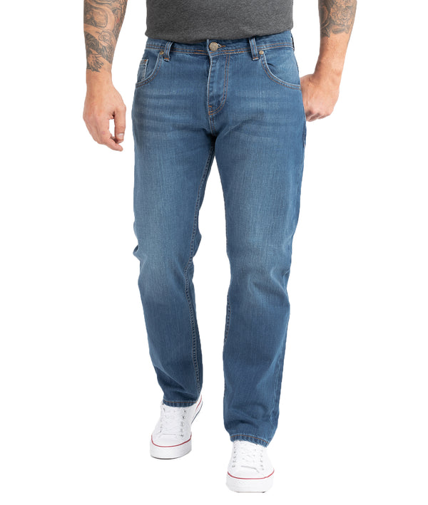 Indumentum Herren Jeans Comfort Fit Mittelblau IC-701_82808.jpg