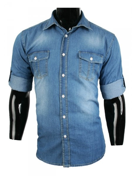 Jeanshemd DENIM Langarm Jeans Blau Stonewashed _35060.jpg