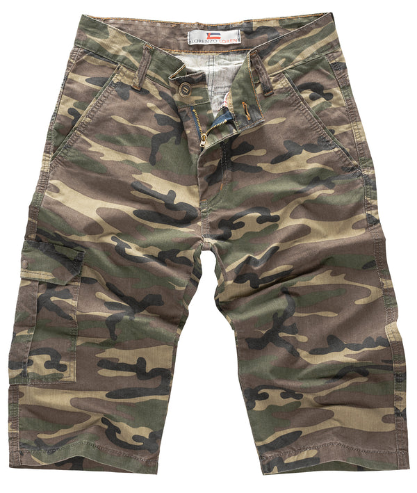 Lorenzo Loren Herren Cargoshorts Camouflage LL-390_79718.jpg
