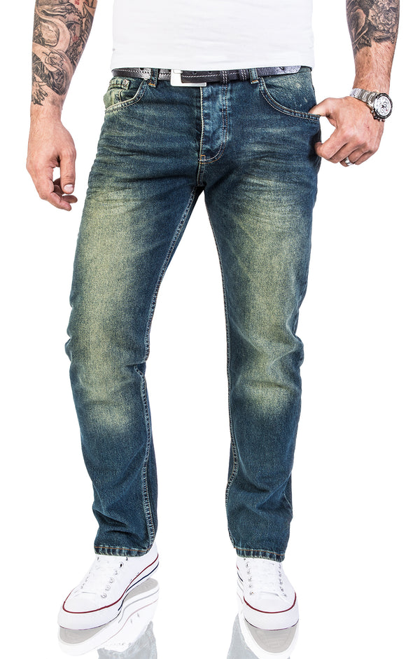 Lorenzo Loren Herren Jeans Comfort Fit Blau LL-387_62873.jpg