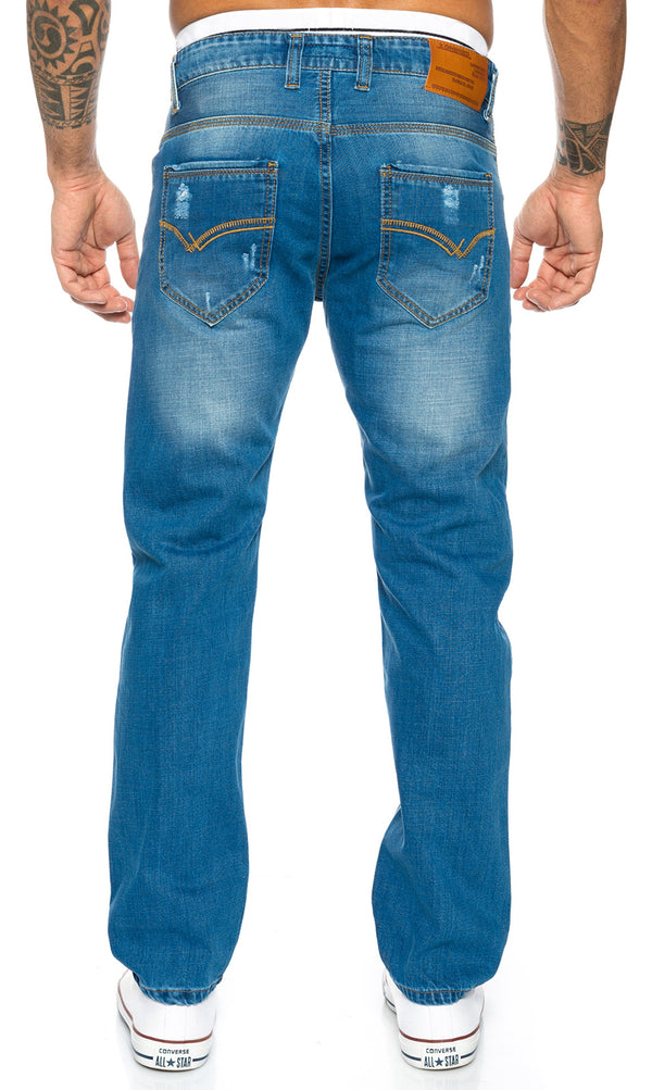 Lorenzo Loren Herren Jeans Comfort Fit Blau LL-394_75427.jpg
