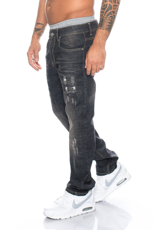 Lorenzo Loren Herren Jeans Comfort Fit Dunkelgrau LL-301_75396.jpg