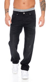 Lorenzo Loren Herren Jeans Comfort Fit Schwarz LL-303_75328.jpg