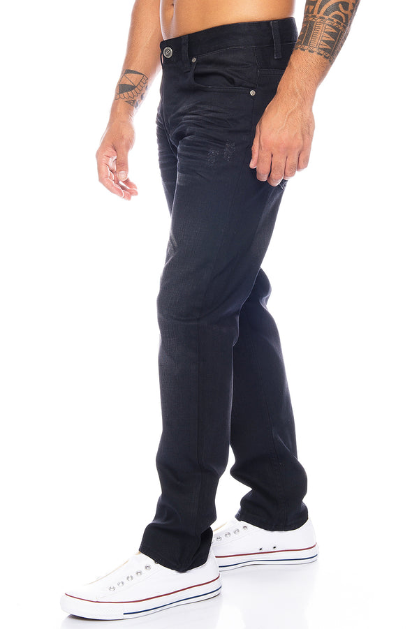 Lorenzo Loren Herren Jeans Comfort Fit Schwarz LL-322_75423.jpg