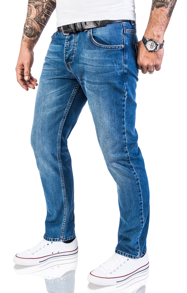 Lorenzo Loren Herren Jeans Regular Fit Blau LL-327 _62866.jpg